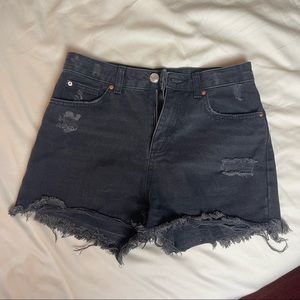 Black Denim Short